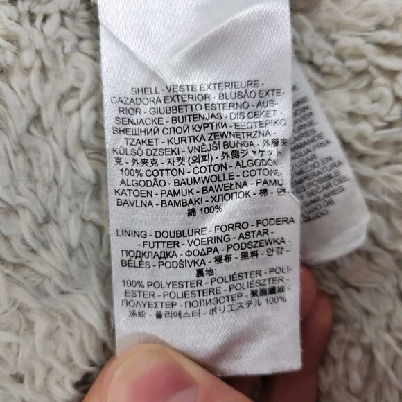 LEVI STRAUSS Sherpa Lined Denim Jean Jacket Trucker Snap Front SIZE XS - Picture 16 of 16